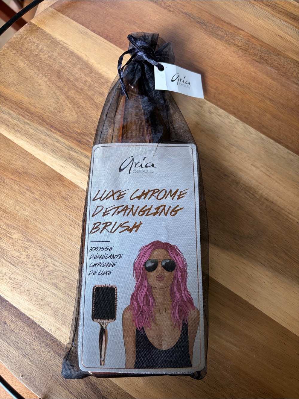Aria Beauty Luxe Detangling Electroplated Brush